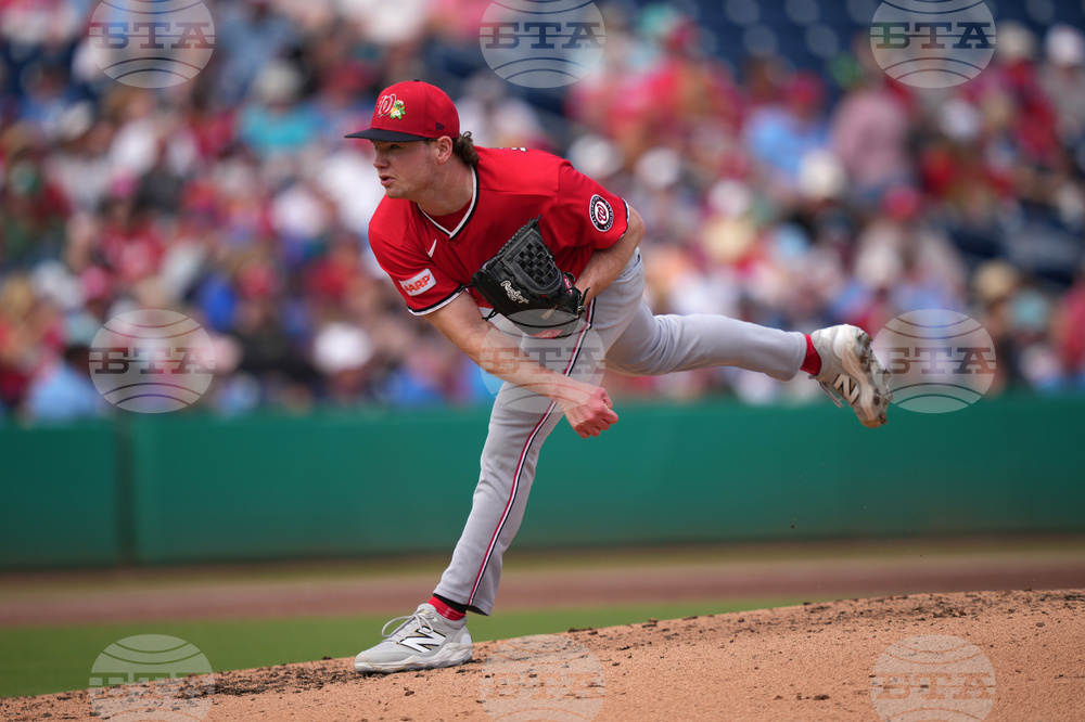 Nationals Phillies Spring Baseball