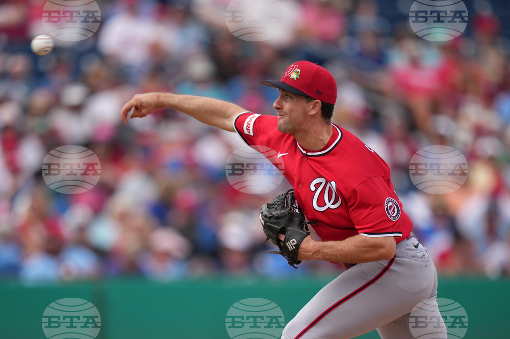 Nationals Phillies Spring Baseball