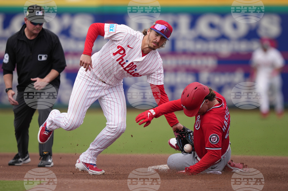 Nationals Phillies Spring Baseball