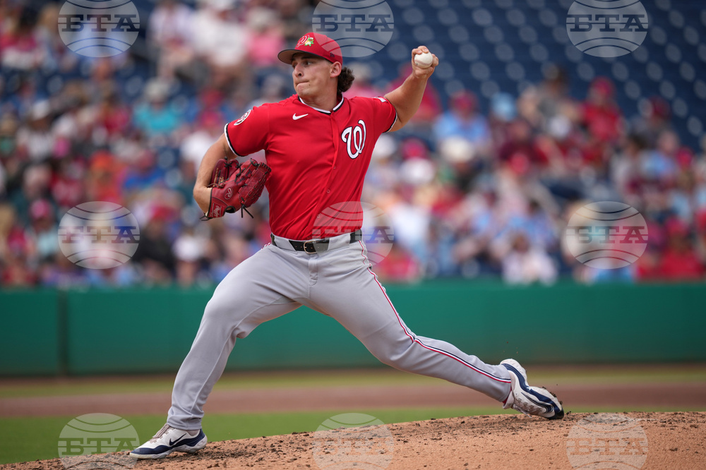 Nationals Phillies Spring Baseball