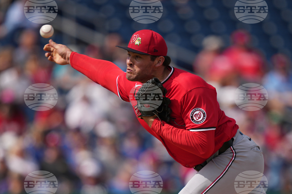 Nationals Phillies Spring Baseball