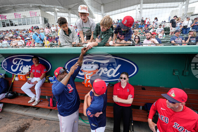 APTOPIX Rays Red Sox Spring Baseball