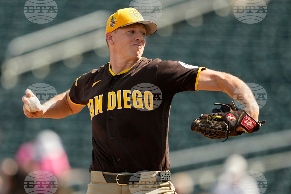 Padres Reds Spring Baseball