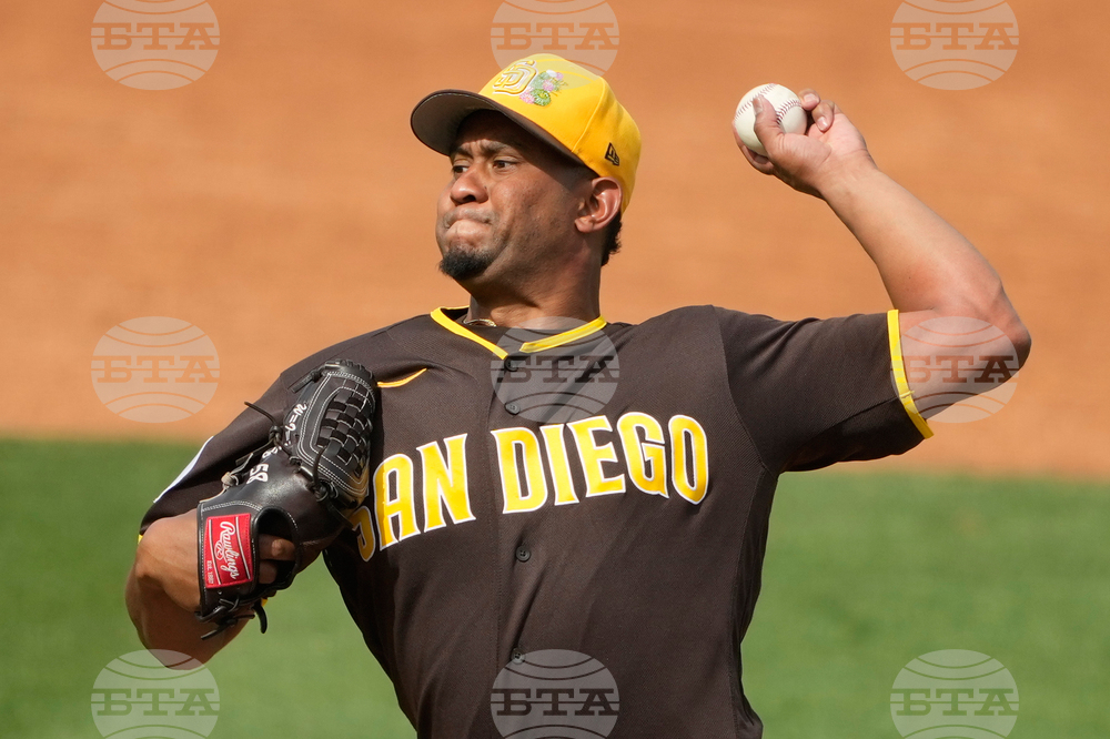 Padres Reds Spring Baseball