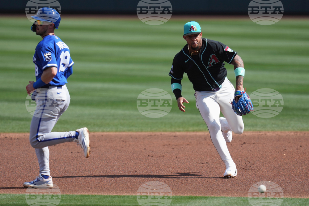 Royals Diamondbacks Spring Baseball