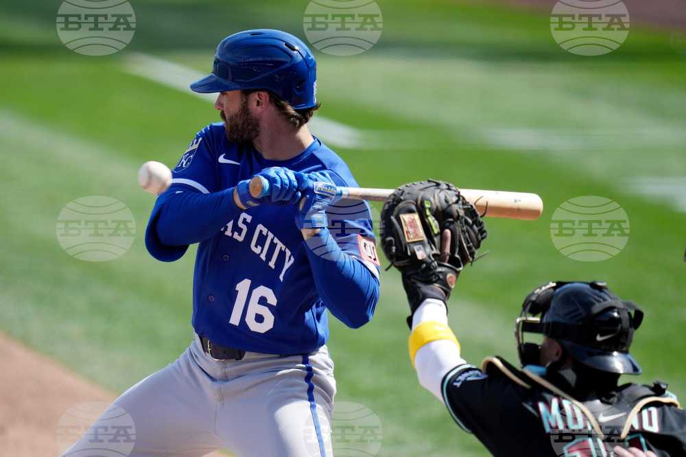 Royals Diamondbacks Spring Baseball