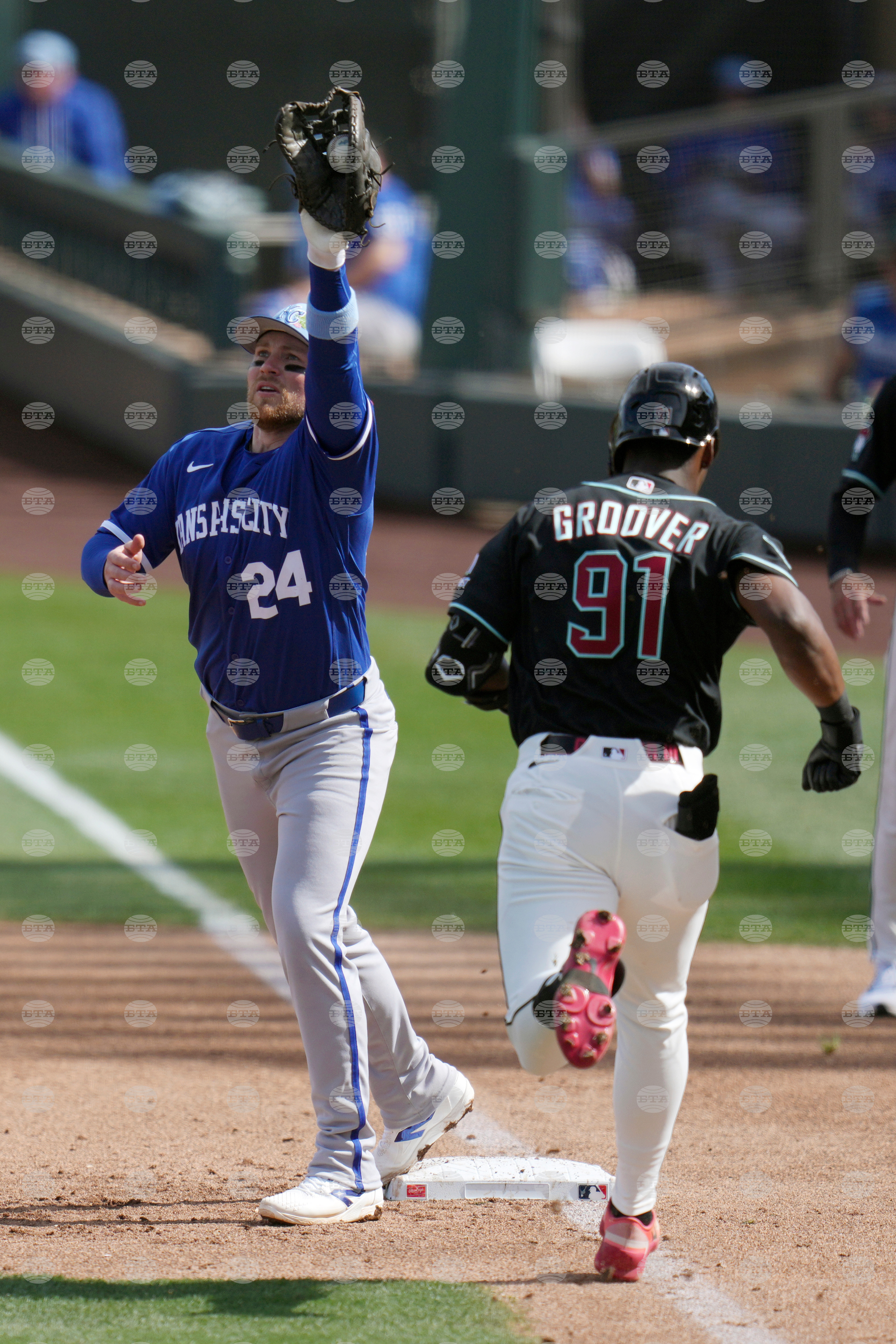 Royals Diamondbacks Spring Baseball