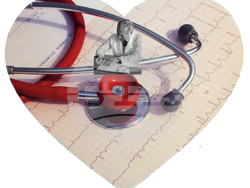 Проф. д-р Иван Митев открива шестия сърдечен тон, обявен за българското научно откритие на 20-и век. Снимката е предоставена на БТА от акад. проф. д-р Ваньо Митев