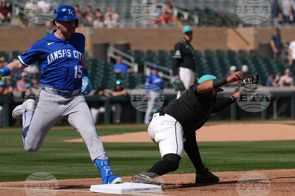 Royals Diamondbacks Spring Baseball