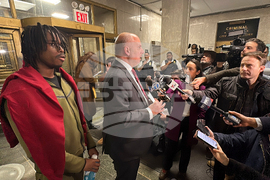 Snowball Fight-NYPD