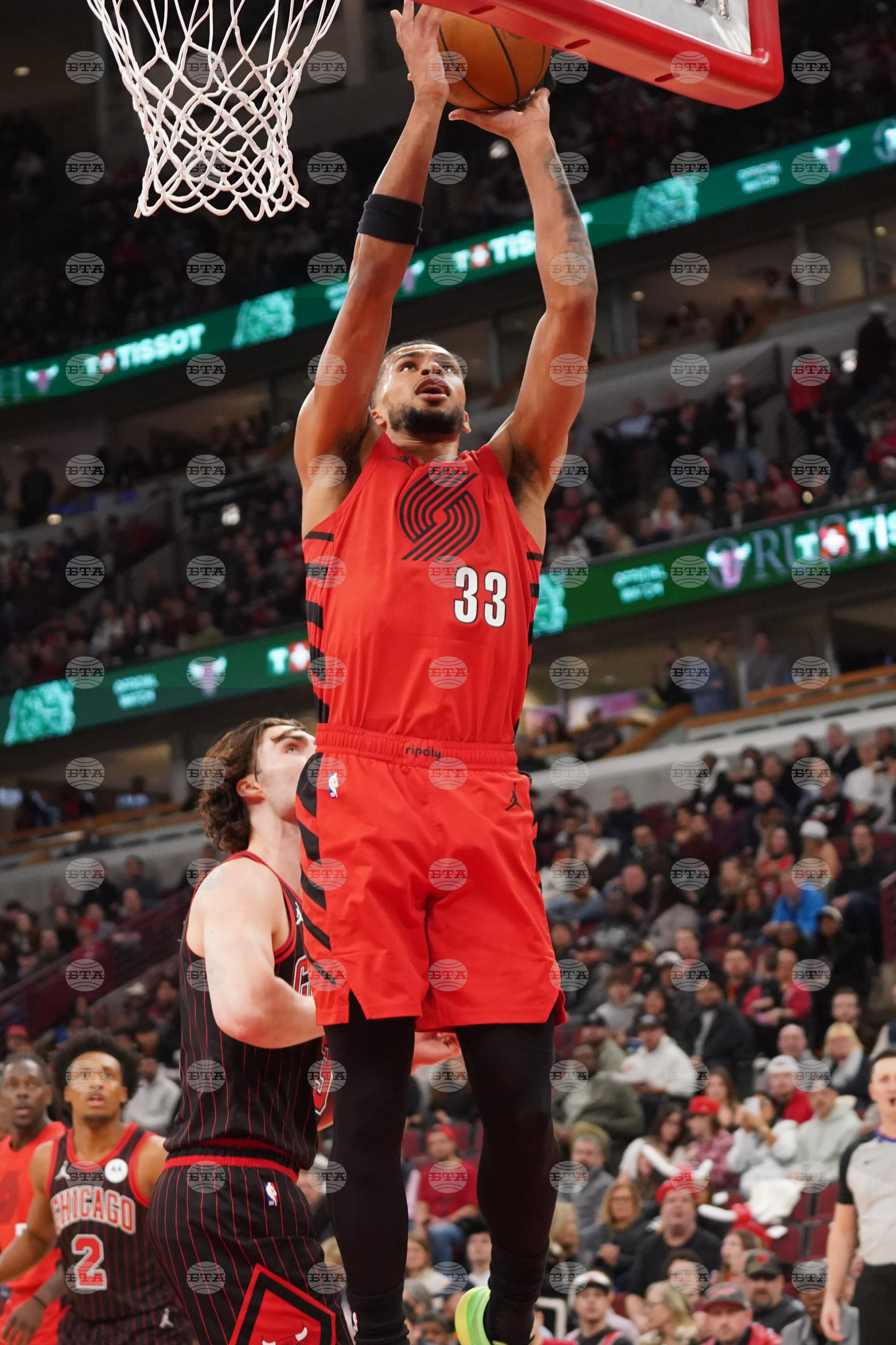 Trail Blazers Bulls Basketball