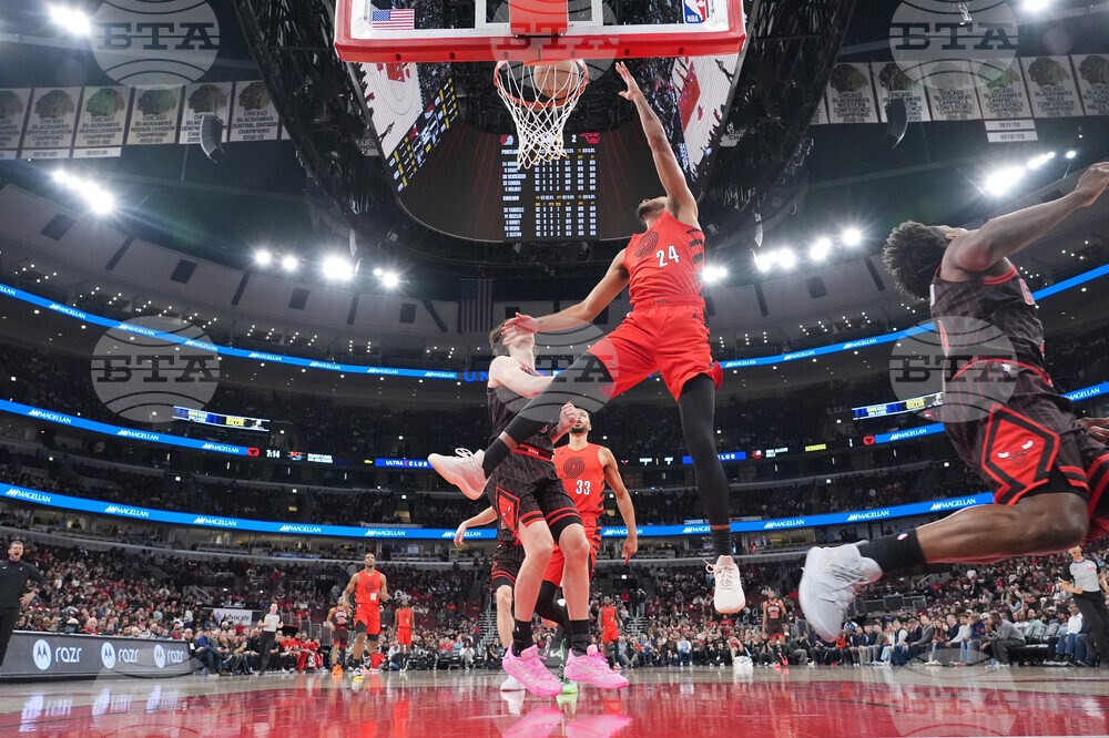 Trail Blazers Bulls Basketball