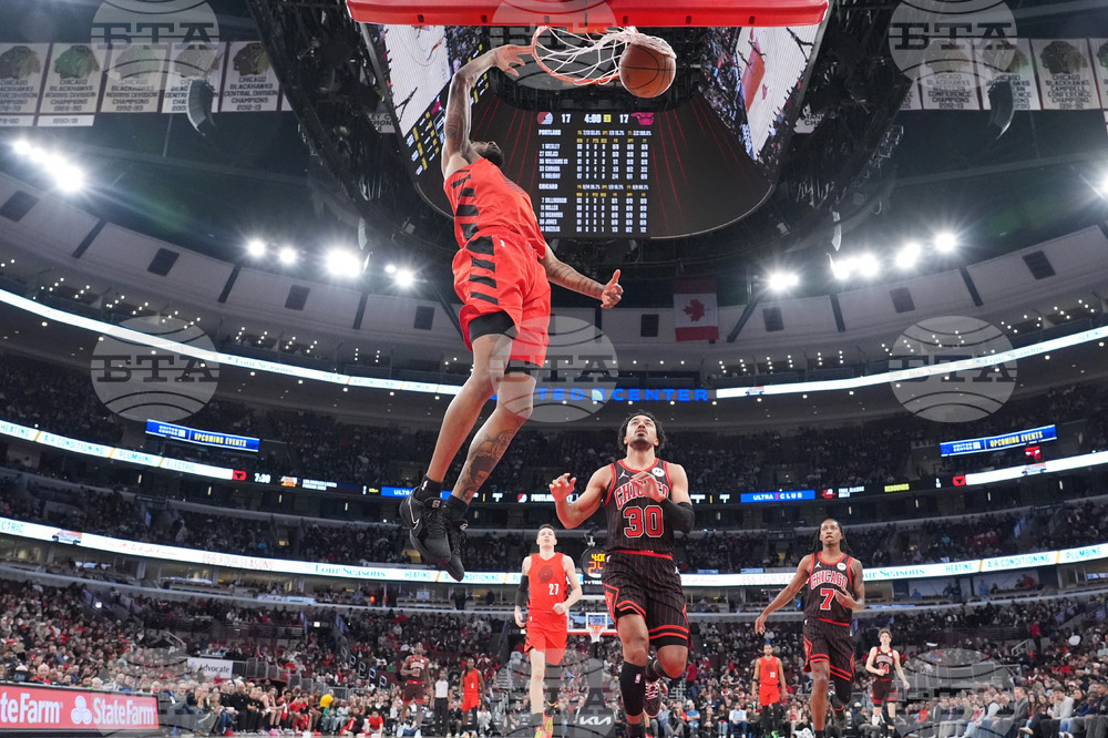 Trail Blazers Bulls Basketball