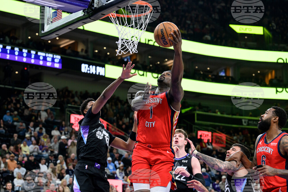 Pelicans Jazz Basketball