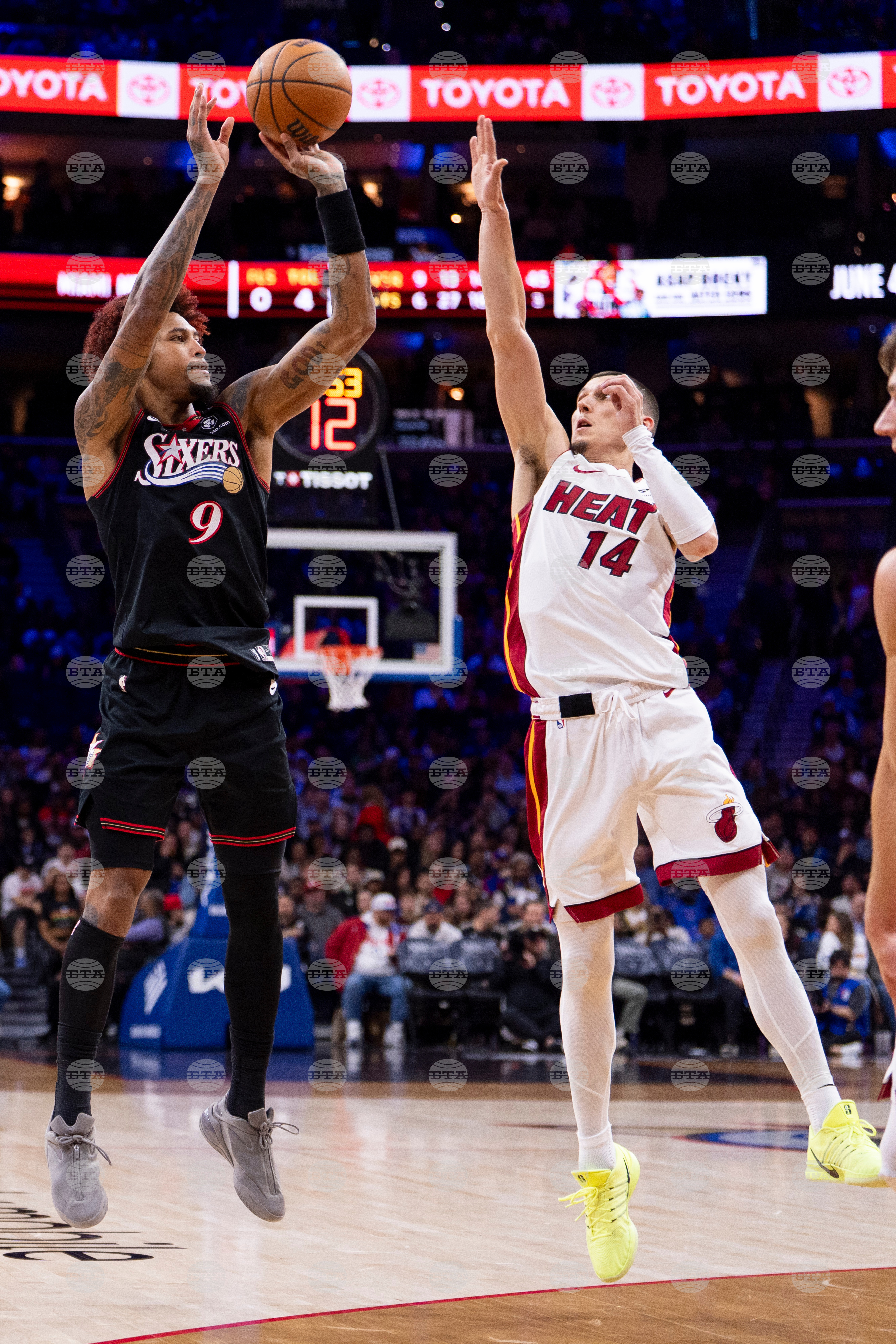 Heat 76ers Basketball