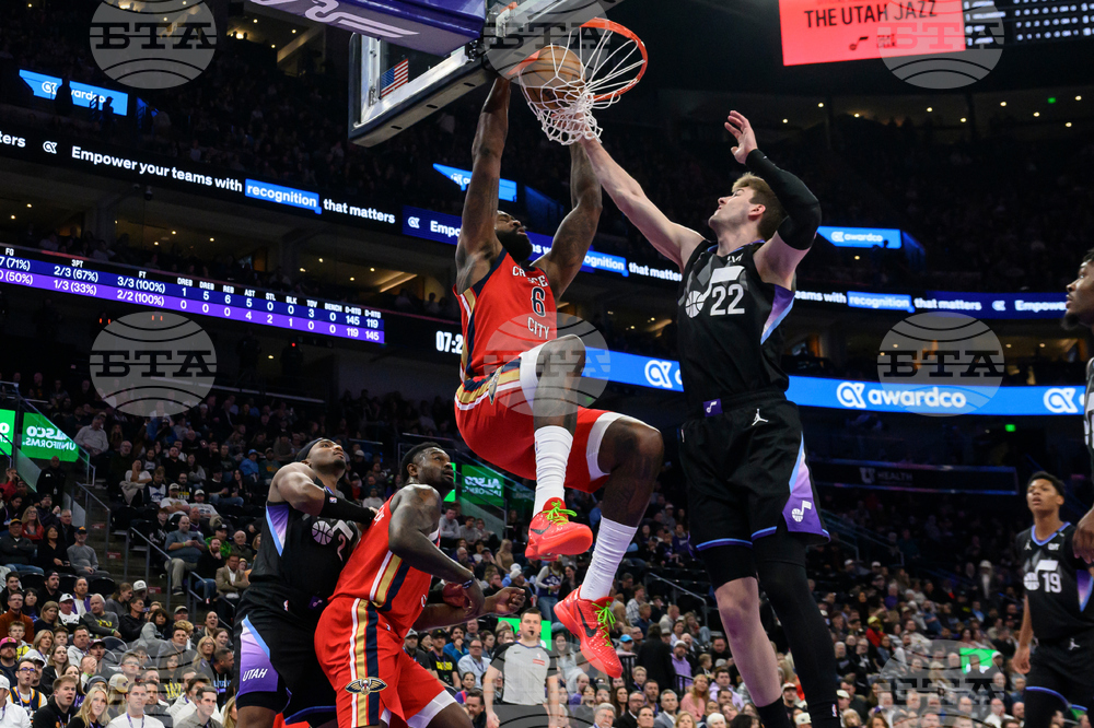 Pelicans Jazz Basketball