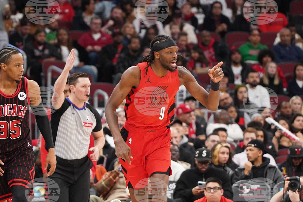 Trail Blazers Bulls Basketball