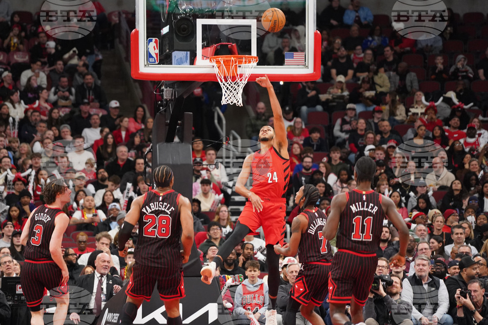 Trail Blazers Bulls Basketball