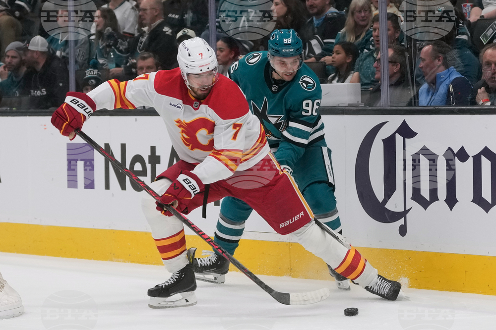 Flames Sharks Hockey