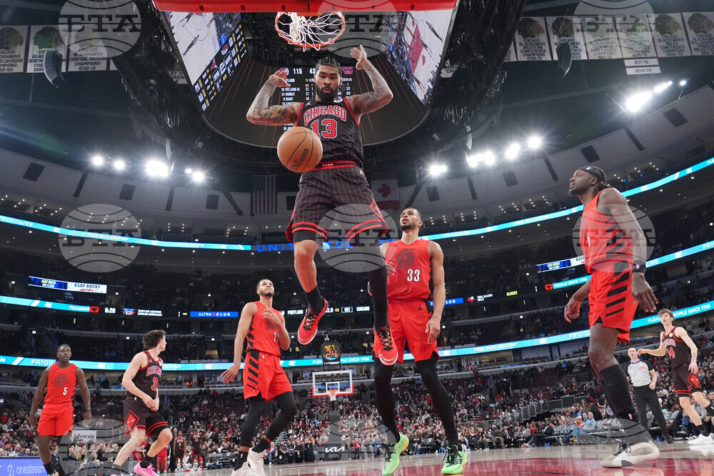 Trail Blazers Bulls Basketball