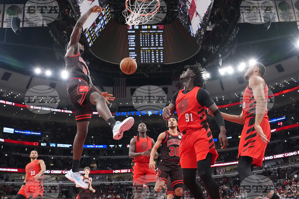 Trail Blazers Bulls Basketball