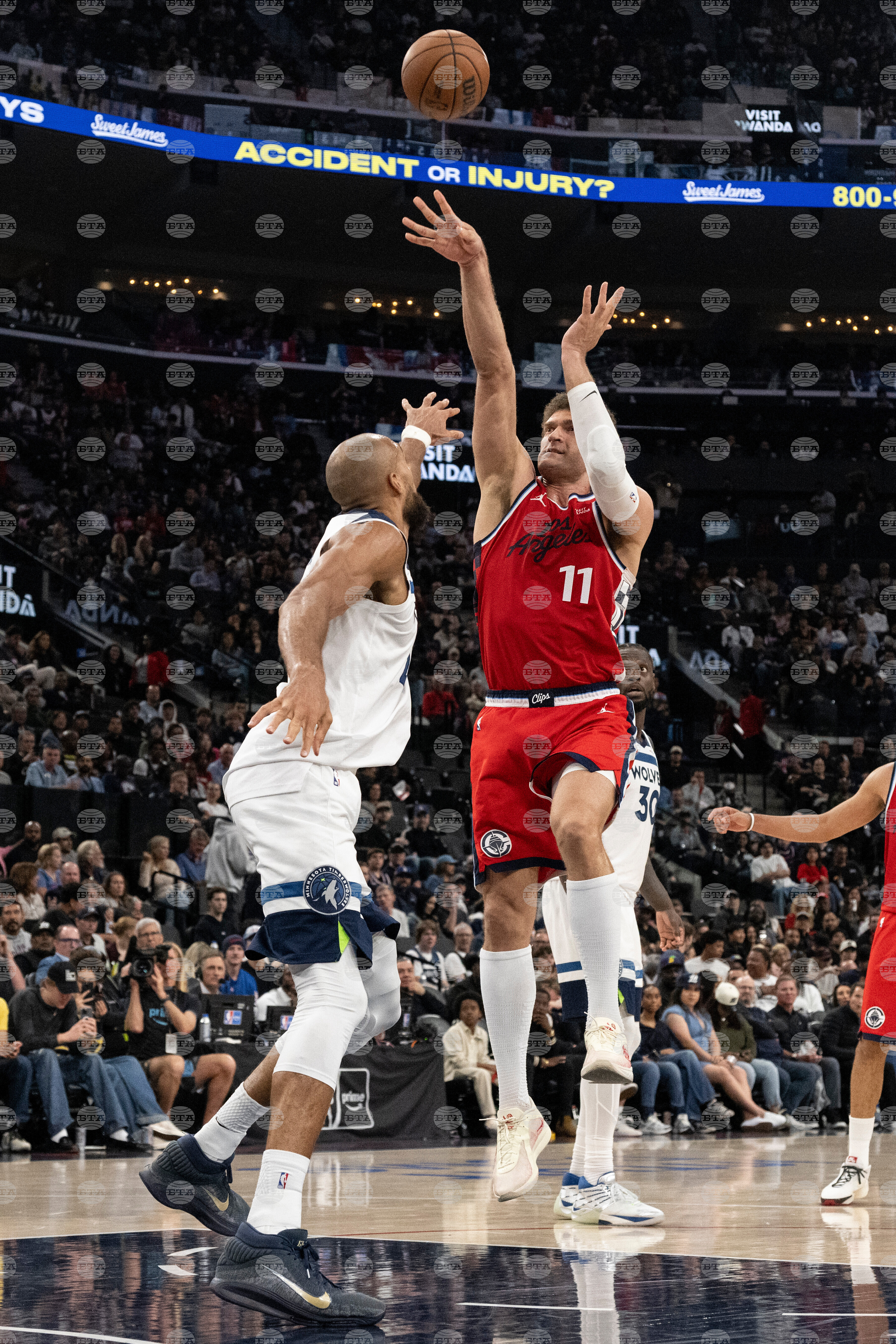 Timberwolves Clippers Basketball