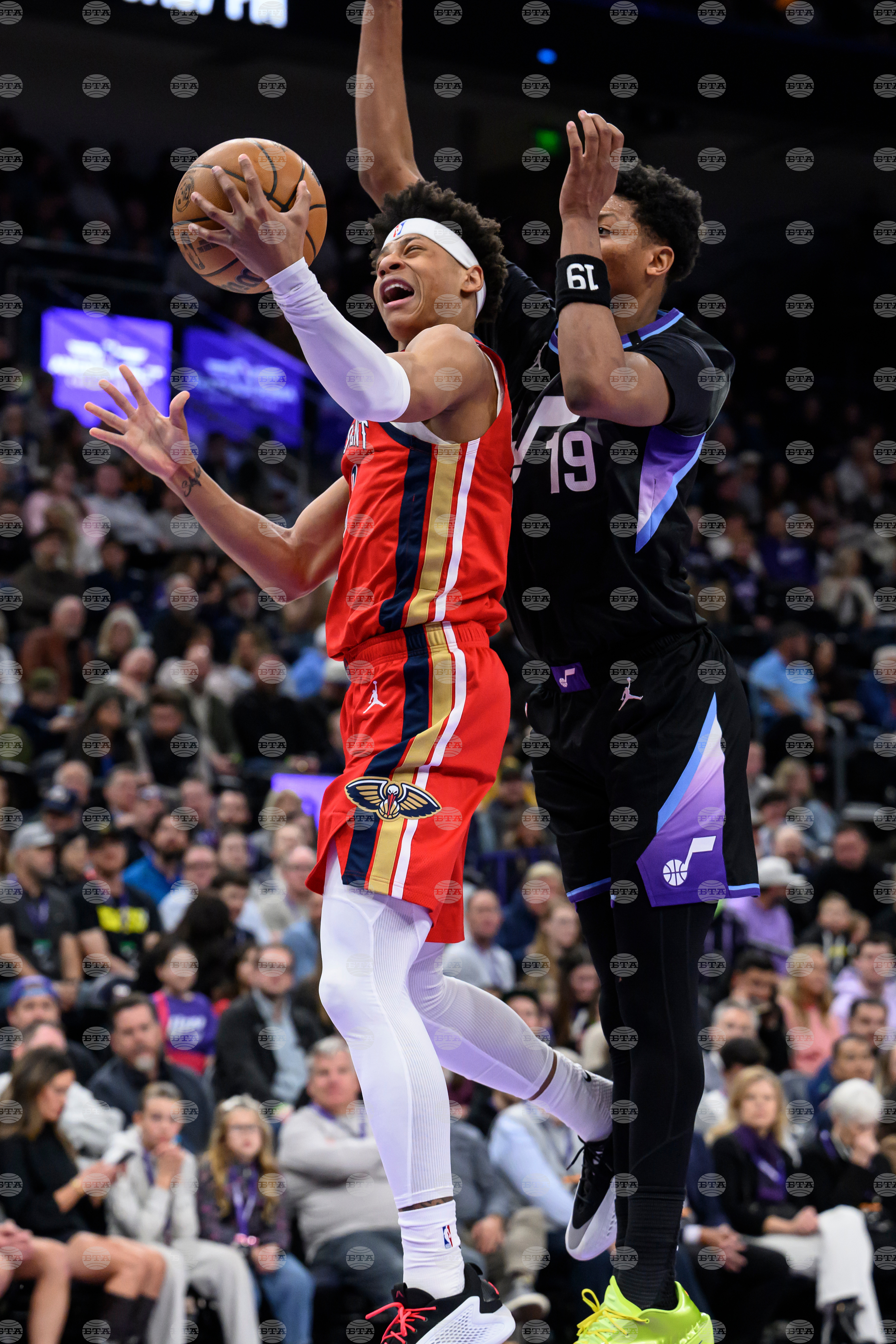 Pelicans Jazz Basketball