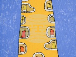 Изложбата „Слънчев свят“ на Росен Рашев - Рошпак. Снимка: Галерия „Париж“