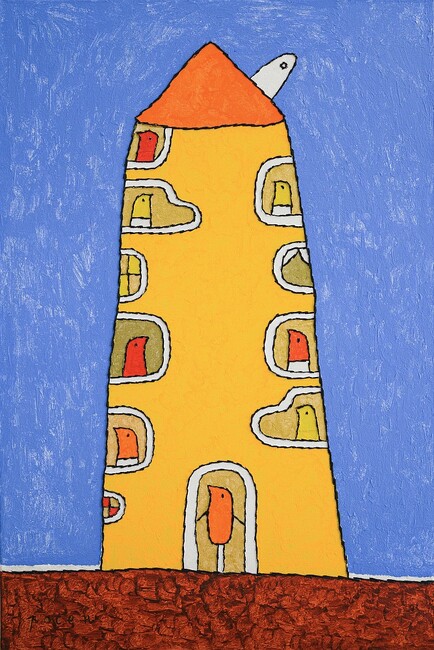 Rosen Rashev-Roshpaka Presents His “Sunny World” of Bird-People, Humans and Animals