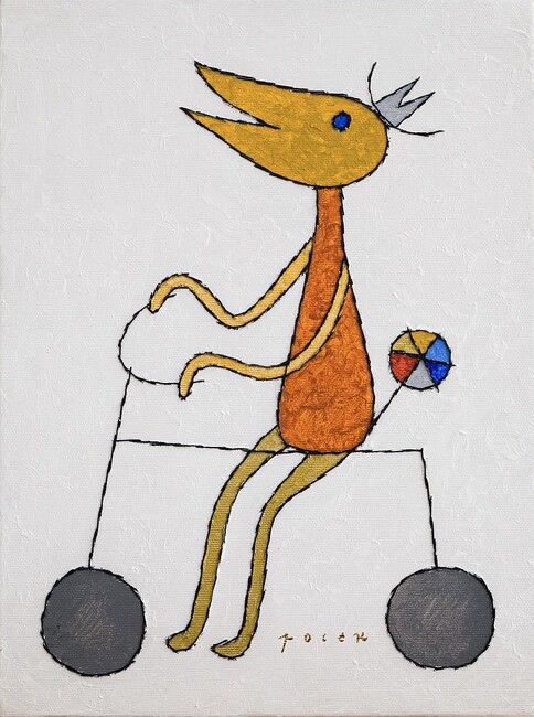 Росен Рашев-Рошпак показва своя „Слънчев свят“ в рисунки с птицочовеци, хора и животни 