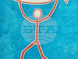 Изложбата „Слънчев свят“ на Росен Рашев - Рошпак. Снимка: Галерия „Париж“