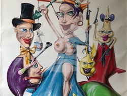 Изложбата „Лунатично“ на Николай Панайотов. Снимка: Националната галерия