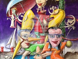 Изложбата „Лунатично“ на Николай Панайотов. Снимка: Националната галерия