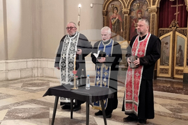 Плевен - годишнина от гибелта на руския император Александър II - панихида