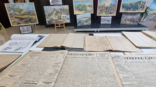 В плевенското читалище „Съгласие 1869“ е открита изложба, посветена на 148-ата годишнина от Освобождението на България