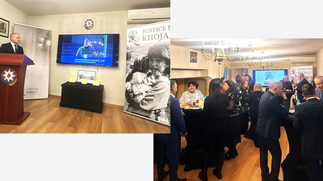 Главният редактор на българското сп. „Акорд“ Мария Гусейнова участва във възпоменателна среща в София за жертвите на трагедията в Ходжали 