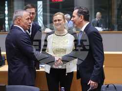 Служебният министър на образованието и науката проф. Сергей Игнатов се срещна в Брюксел с Никодимос Дамиану, заместник-министър по въпросите на научните изследвания, иновациите и цифровата политика на Кипър. Снимка: МОН