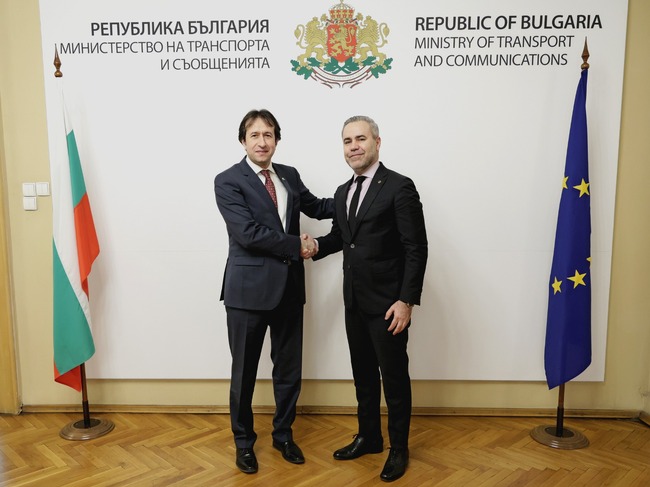 Министерство на транспорта и съобщенията: Министър Исмаилов се срещна с посланика на Кипър Н. Пр. Хараламбос Кафкаридис 