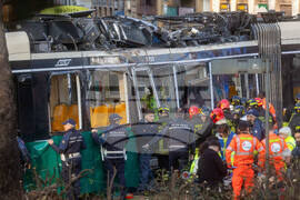Italy Tram Derailment