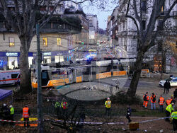 APTOPIX Italy Tram Derailment
