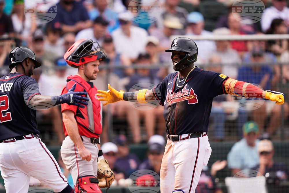 Red Sox Braves Spring Baseball