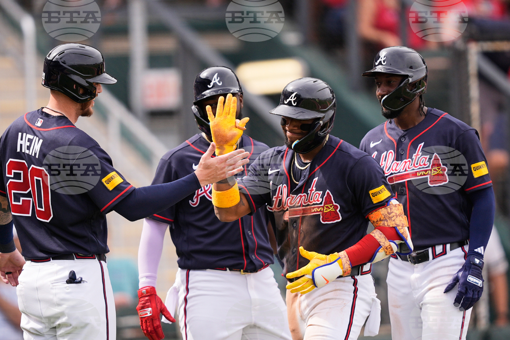 Red Sox Braves Spring Baseball