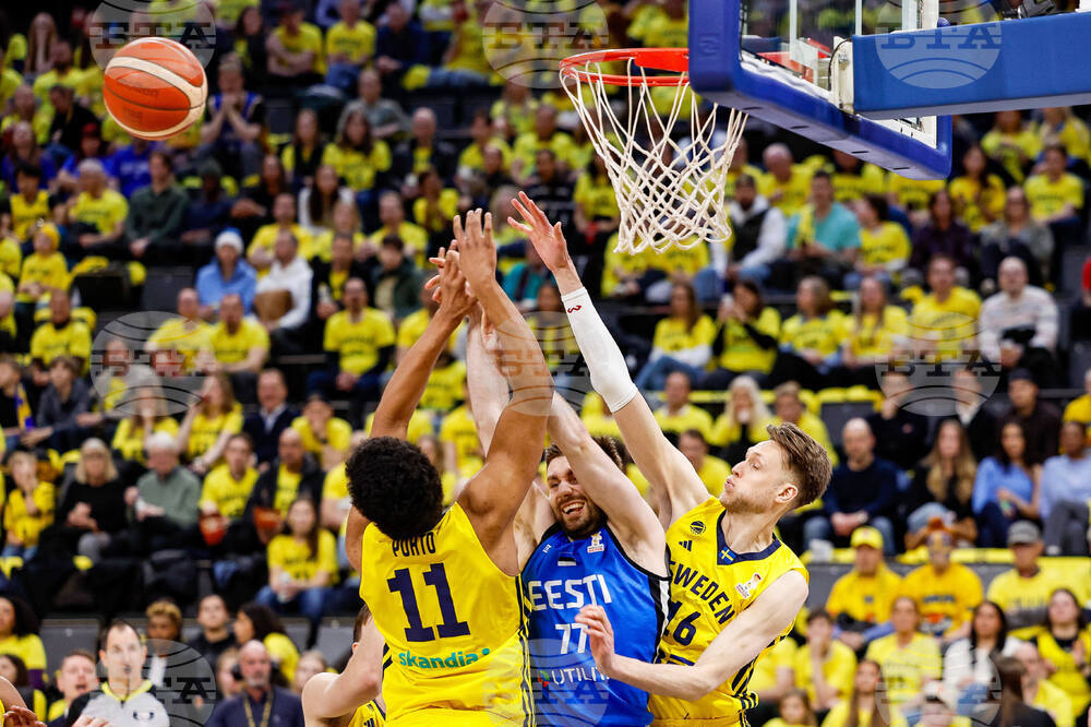 Sweden Estonia Basketball