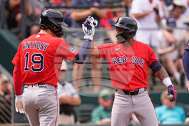Red Sox Braves Spring Baseball