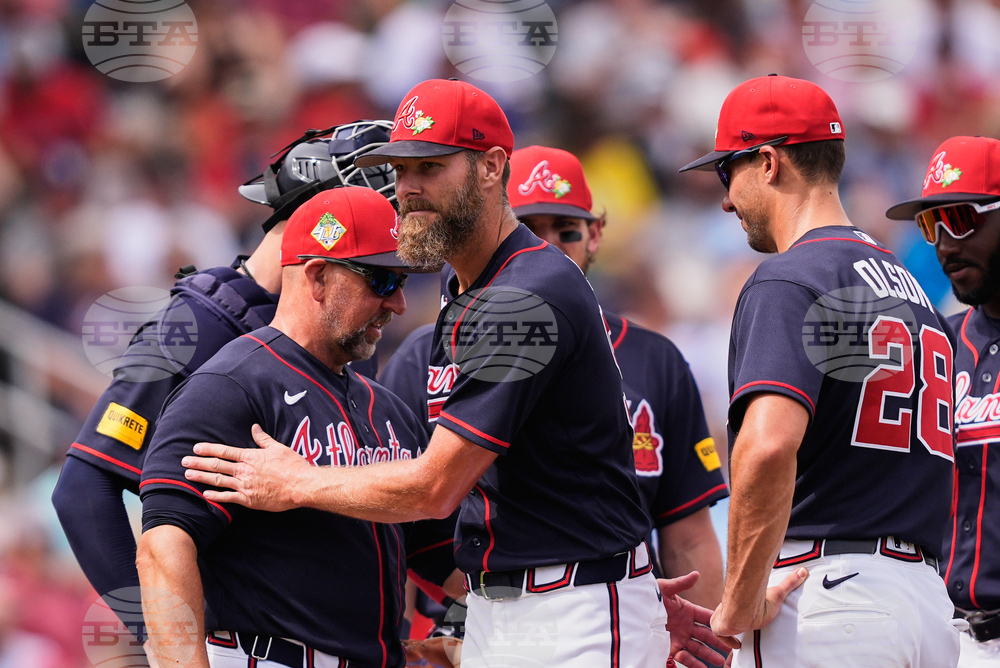 Red Sox Braves Spring Baseball