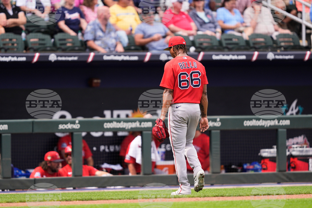 Red Sox Braves Spring Baseball