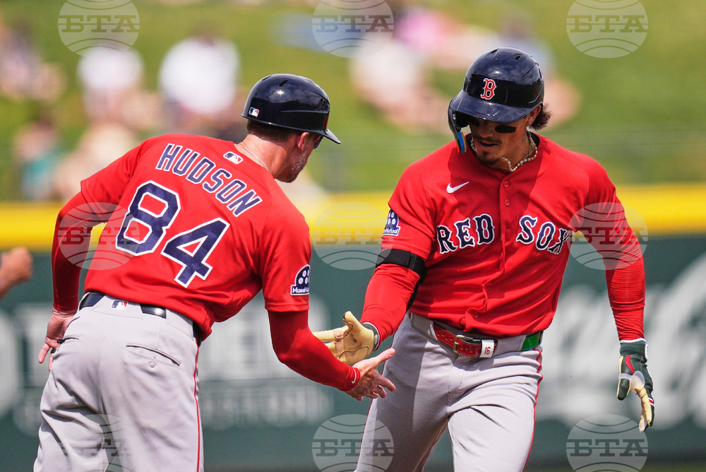Red Sox Braves Spring Baseball