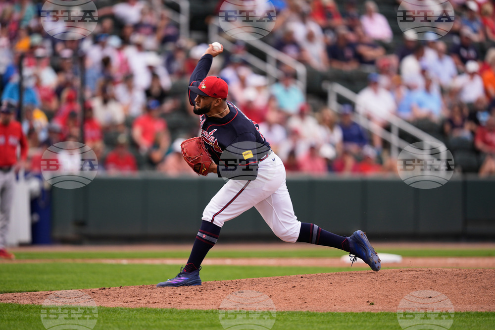 Red Sox Braves Spring Baseball