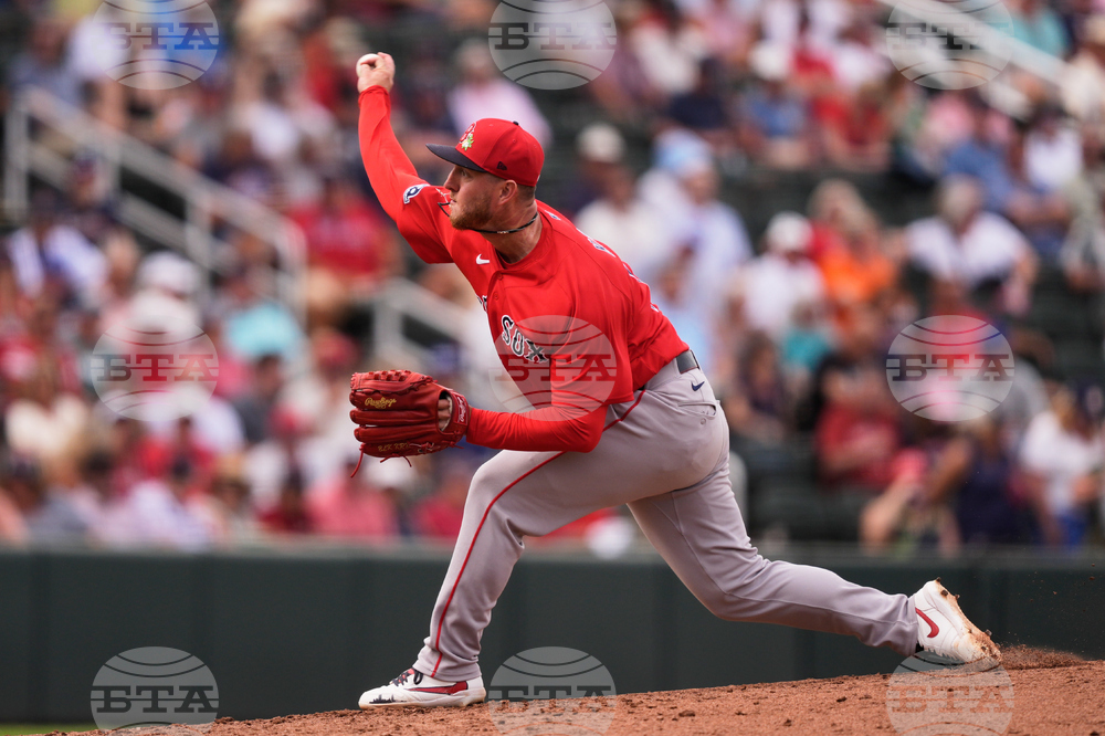 Red Sox Braves Spring Baseball