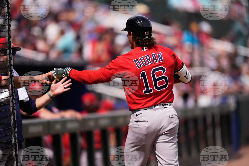 Red Sox Braves Spring Baseball